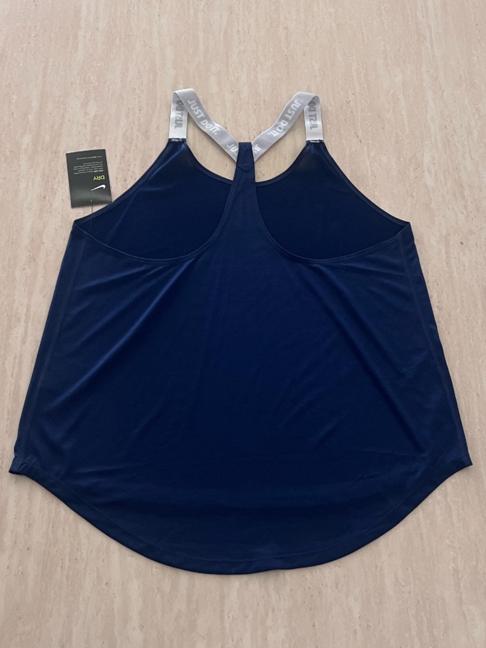 NWT Nike Dri-Fit Navy Work Out Tank Top Size MEDIUM